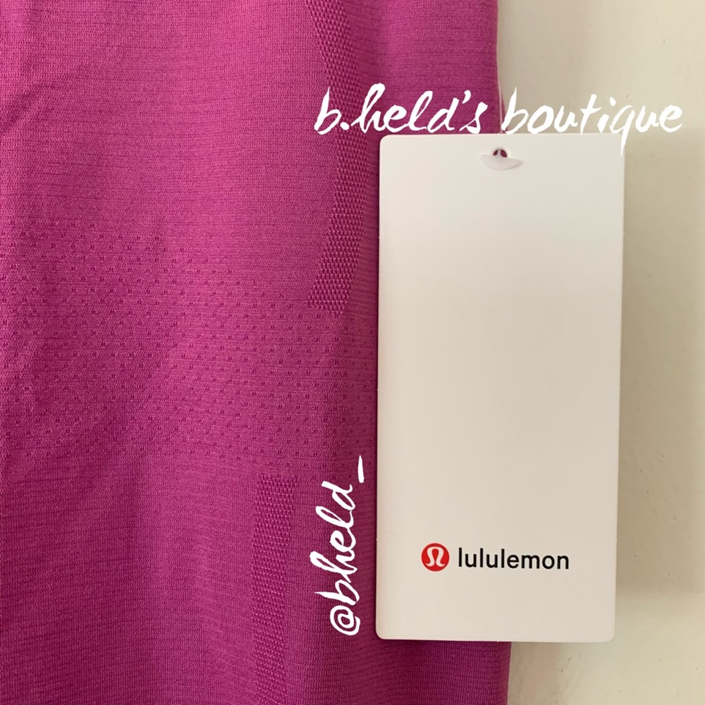 lululemon Swiftly Tech Racerback Tank Top 2.0 Vivid Plum Purple Size 2 New NWT - Picture 5 of 12